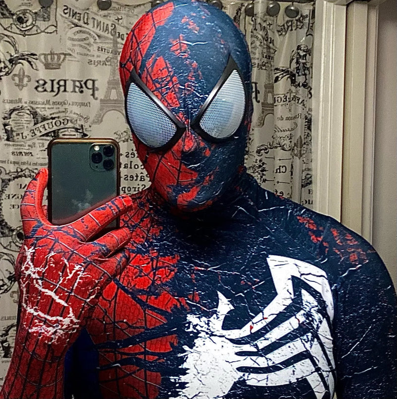 Cosplay Spiderman Segunda Pele Traje Zentai