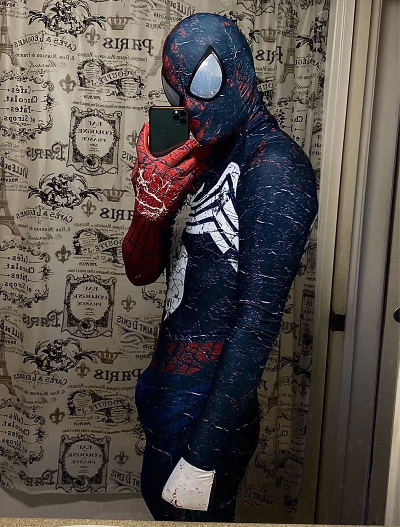 Cosplay Spiderman Segunda Pele Traje Zentai