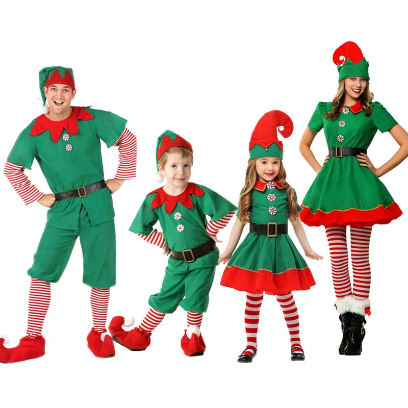 Trajes de Família Natal e Elfo