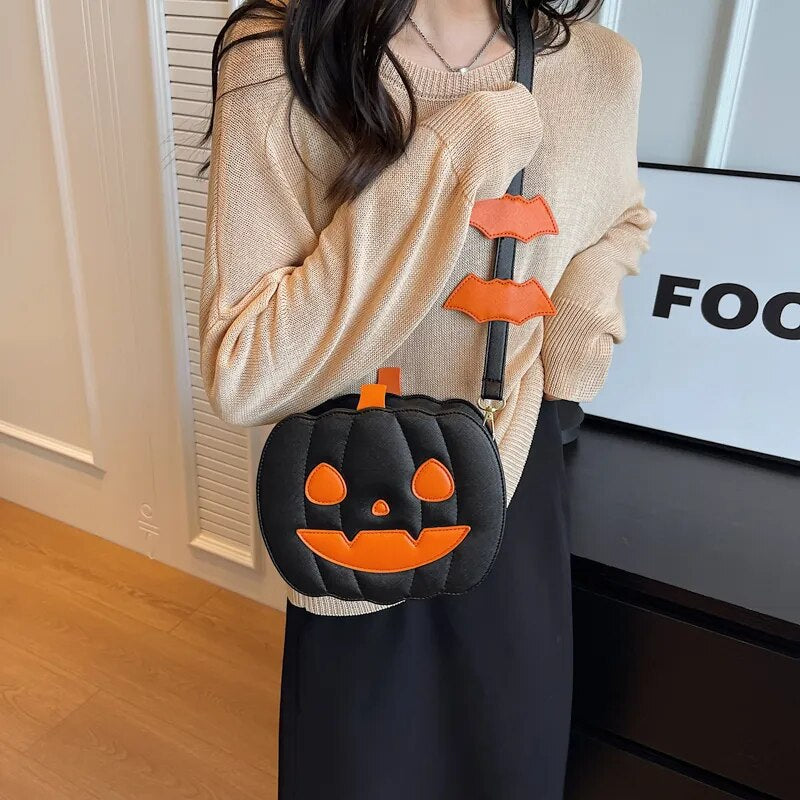 Bolsa de Ombro Abóbora de Halloween