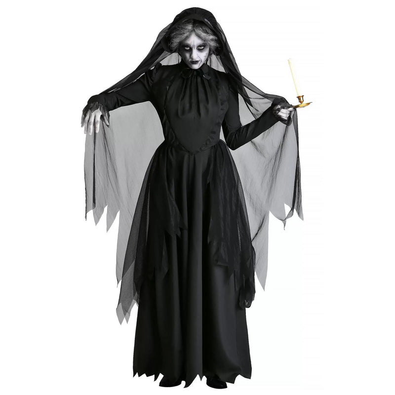 Fantasia gótica de vampiro masculina, traje de halloween de couro