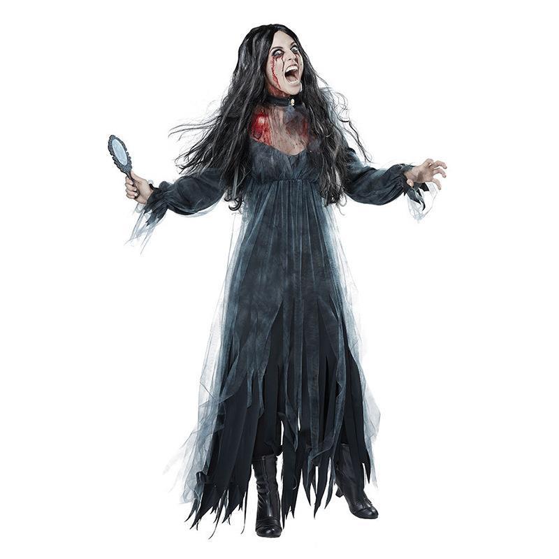 Trajes de Halloween Noiva Bruxa Fantasma 2023