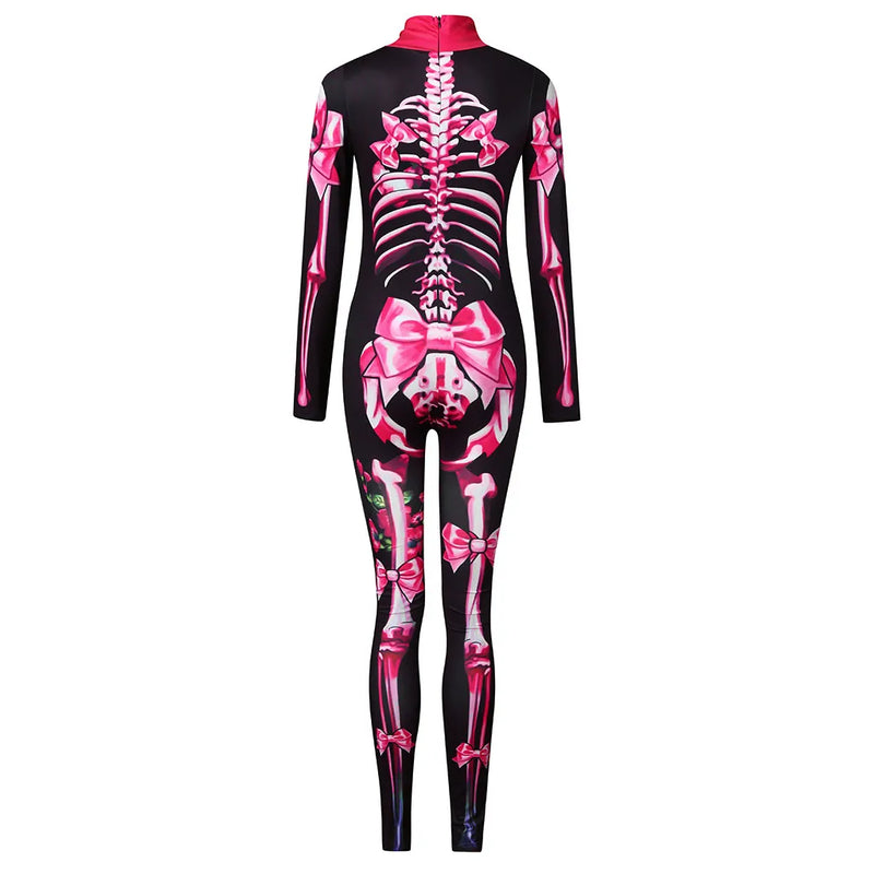 Trajes de Halloween Cosplay Esqueleto Impressão 3D