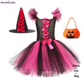 Traje de Bruxa Infantil para Halloween