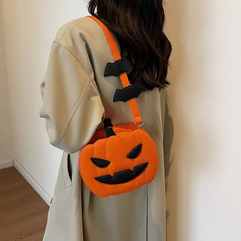 Bolsa de Ombro Abóbora de Halloween