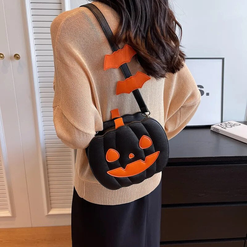 Bolsa de Ombro Abóbora de Halloween