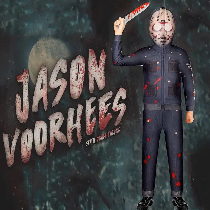 Traje Fantasia Jason Voorhees sexta-feira 13