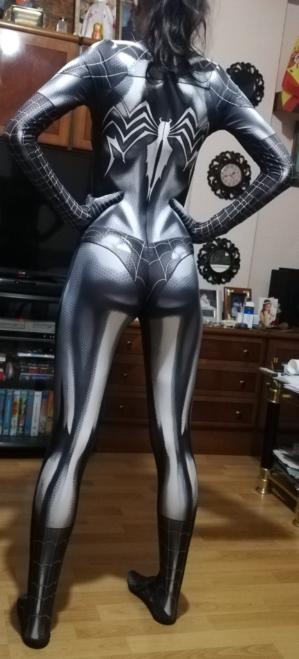 Black Cat Symbiote MJ Spider Cosplay