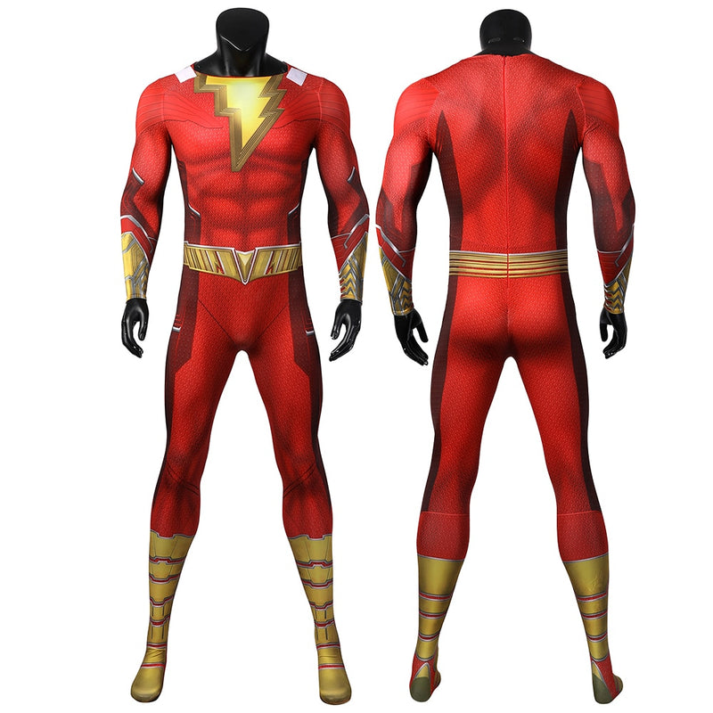 Shazam Cosplay Terno Zentai